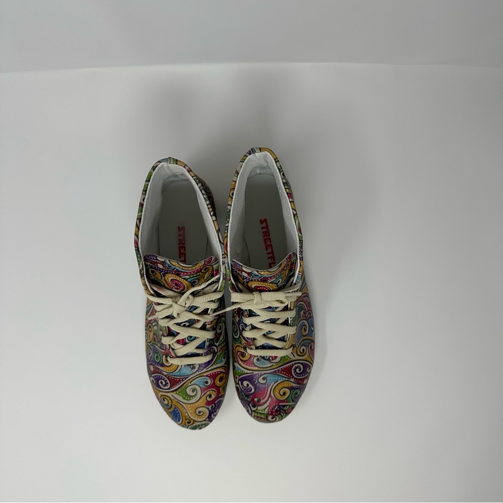 Streetfly Multicolor Patterned Shoes - image 4